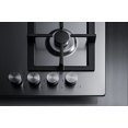thumbnail image 4 of Summit Appliance GCJ4SS Plaque de Cuisson à Gaz en Acier Inoxydable 24 Po. Grand 4 Brûleurs, Acier Inoxydable, 4 of 5