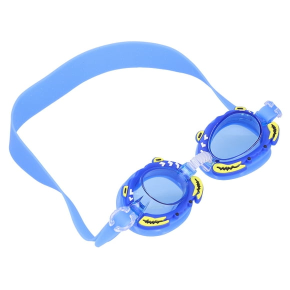 Gafas de natación de silicona, gafas de natación con forma de cangrejo para niños, gafas de natación para niños y niñas, gafas de natación con forma de cangrejo, máxima confiabilidad