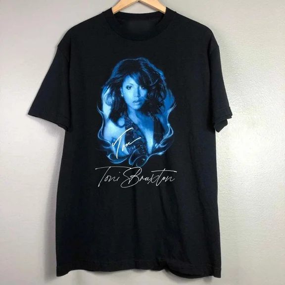 CLASSIC Vtg Toni Braxton Tour Concert Heavy Cotton All Size Unisex Black Shirt TT231