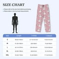 thumbnail image 3 of KLL Mens Pajama Pants for Men,Mens Lounge Pants,Funny Gifts for Men,Men's Pajama Bottoms-Rabbit And Flower, 3 of 5