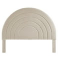 thumbnail image 5 of Headboard, Queen, Gray, Velvet, Hotel Bedroom, Modern Contemporary, HB38127, 5 of 7