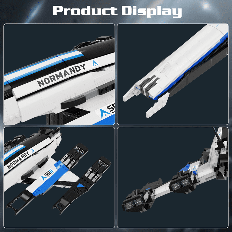 Normandy SR-2 Spaceship Building Blocks Sets Space Wars Aircraft