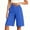 Blue, variant on Knee Length Shorts for Women Plus Size High Waist Stretchy Shorts Solid Chino Shorts with Pockets Dressy Clothes