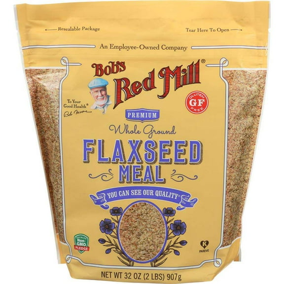 Bobs Red Mill Gluten Free Flaxseed Meal, 32 Ounce -- 4 per Case.