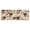 Pug and Footprint, variant on Shiba Inu Kitchen Rug Mat,Kitchen Runner Rugs Non Skid Washable,Decorative Kitchen Floor Mats for Kitchen,Sink,Laundry,17"X47"