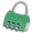 Green, variant on Eye Catching Travel Lock for Backpacks and Luggage Business Metal Suitcase Lock Lock Easy to Use