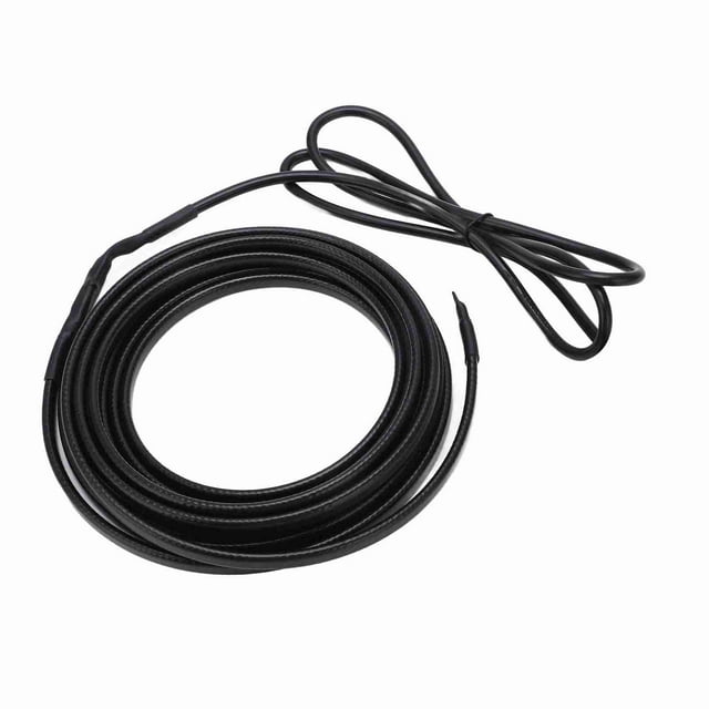 Câble Chauffant Autorégulant avec Fiche UK, Longueur de 5 m, 220 V pour Protection Hivernale, Chauffage Rapide jusqu'à 70 °F, Conception Imperméable pour Utilisation Extérieure en VR, sous-Sol, Jardin et Plus