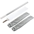 thumbnail image 1 of Under Furniture Cleaning Tool, Retractable Gap Dust Cleaner with Removable Washable Microfiber Cloths, Bendable for Tight Spaces (Flexible Up to 55in, Extension Pole Adjustable Length), 1 of 6