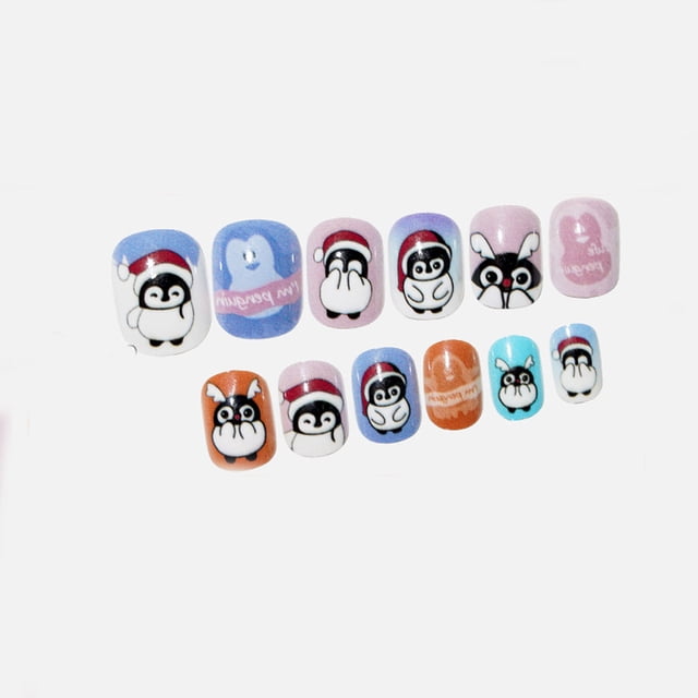 Mejora de uñas para niños con parches para uñas para niños parches para uñas terminados uñas postizas parches adhesivos para uñas parche para uñas