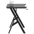 thumbnail image 2 of vidaXL Gaming Desk with Y Shape Legs Black 90x60x75 cm, 2 of 5