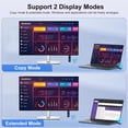 thumbnail image 3 of Wireless HDMI Transmitter and Receiver, 2025 Upgraded HDMI Extender 197FT/60M, 4K Decode Input 1080P Output, 2.4G/5G Plug&Play Portable HDM Wireless for Video & Audio to Monitor from PC/Laptop/TV Box, 3 of 8