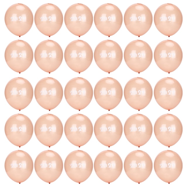 30 Uds. Globos con números 2021 decoraciones para celebración de fiesta de bodas de graduación de Año Nuevo naranja