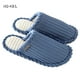 thumbnail image 1 of Zapatillas cálidas para interior, suave, de terciopelo coralino, antideslizante, para pareja, mujer, hombre, 42-43L, azul marino Methold AP000900-09, 1 of 6