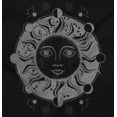 thumbnail image 2 of Celestial Sun Symbolic Spirit Animal Women Plus Size Long Sleeve Graphic Tee Brisco Brands 2X, 2 of 5