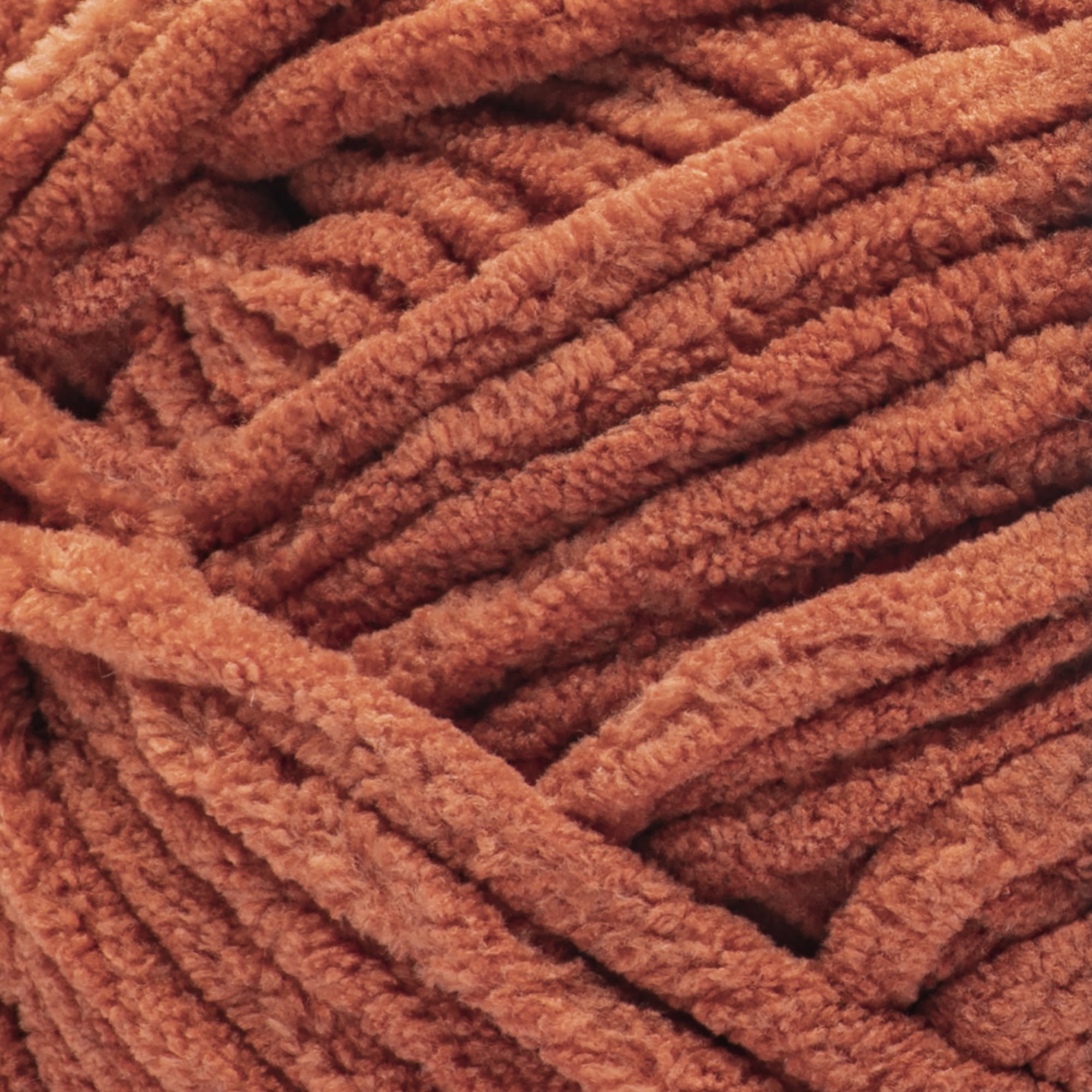 Bernat® Baby blanket™ #6 Super Bulky Polyester Yarn, Terracotta 10.5oz/300g 220 Yd (2pk)