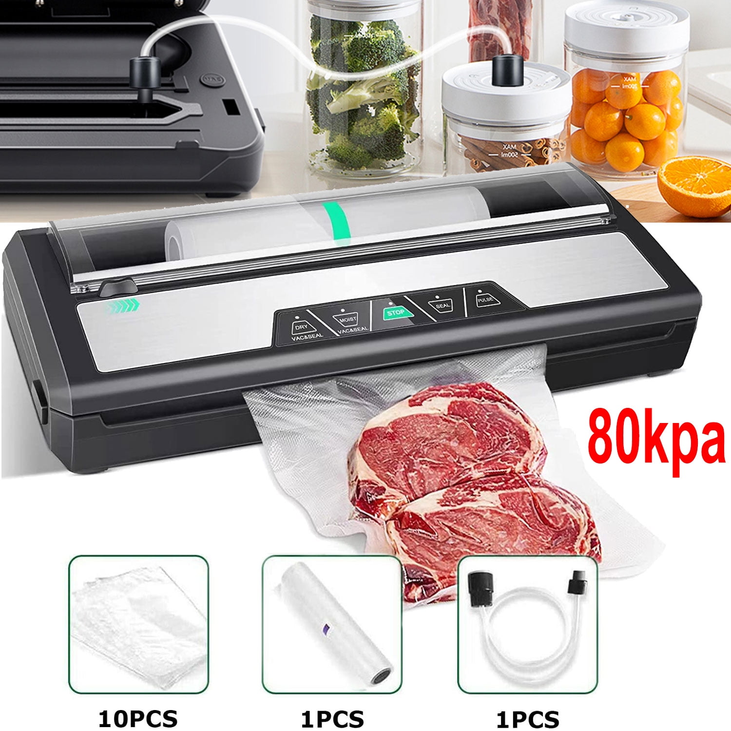 Avid Armor - Chamber Vacuum Sealer Machine USV32 Ultra Series, Food for Wet  Foods, Meat Sealers Packing Machine, Compact with 11.5 -Inch Bar
