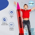 thumbnail image 4 of HUASHENG Tall Inflatable Crayons Large Blow Up Crayons Set Giant Crayon Prop Decorations Kids Birthday Decor Party, 4 of 4