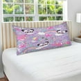 thumbnail image 4 of Cute Panda Unicorn Pattern Pillowcase Queen Size, Super Soft Pillow Shams Covers, Plush Cozy Pillow Cases with Zipper, 20" X 30"（513） Home Decor Gifts, 4 of 6