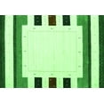 thumbnail image 1 of Ahgly Company Indoor Rectangle Solid Green Modern Area Rugs, 6' x 9', 1 of 1