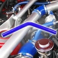 thumbnail image 2 of Unique Bargains 9.5mm 0.37" ID 45 Degree Elbow Silicone Reducer Hose Pipe Bend Turbo Water Intercooler Blue, 2 of 6
