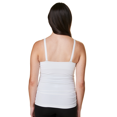 thumbnail image 2 of BRAVADO! BASICS Women's Seamless Maternity Nursing Tank Top Cami for Breastfeeding with Adjustable Straps, White, Medium, 2 of 7