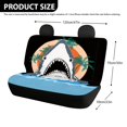 thumbnail image 4 of FUIALDOLG Shark Palm Tree Rear Bench Seat Covers for SUV, 2 Piece Non-Slip Car Rear Seat Covers Easy to Install Durable Back Seat Covers, 4 of 4