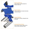 thumbnail image 4 of Uxcell T Slot Cutter Rabbet Router Bit 1/2" Shank 1-3/8" x 5/32" 4 Wing Carbide Slotting Cutter, 4 of 6