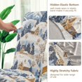 thumbnail image 5 of Yayeee 4 Pack Dining Chair Covers Stretch Parson Chairs Slipcovers Seat Protector, Snowy Winter, 5 of 6