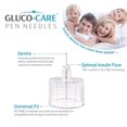 thumbnail image 2 of Pen Tips GLUCO-CARE, 31 g x 4 mm, ajuste universal, 100 unidades, estériles, 2 of 9