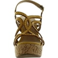 thumbnail image 3 of Sun + Stone Womens Nadiya Ankle Strap Padded Insole Dress Sandals, 3 of 3