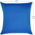 thumbnail image 2 of Hit Notion Throw Pillow Cozy Soft Microbead Yeal Blue: 1 Pc ~ Cover 26 x 26, 2 of 7