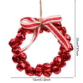thumbnail image 6 of Dserfhy Jingle Bell Wreath Ornaments Small 8 Inch Christmas Crisp Sound Bells Wreath Holiday Crafts for Christmas Tree Party Decoration, 6 of 8