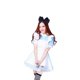 thumbnail image 4 of Guardurnaity Disfraz fácil de usar, cómodo y elegante, disfraz de mucama de Lolita, Cosplay Disfraces de disfraces azul METRO, 4 of 6