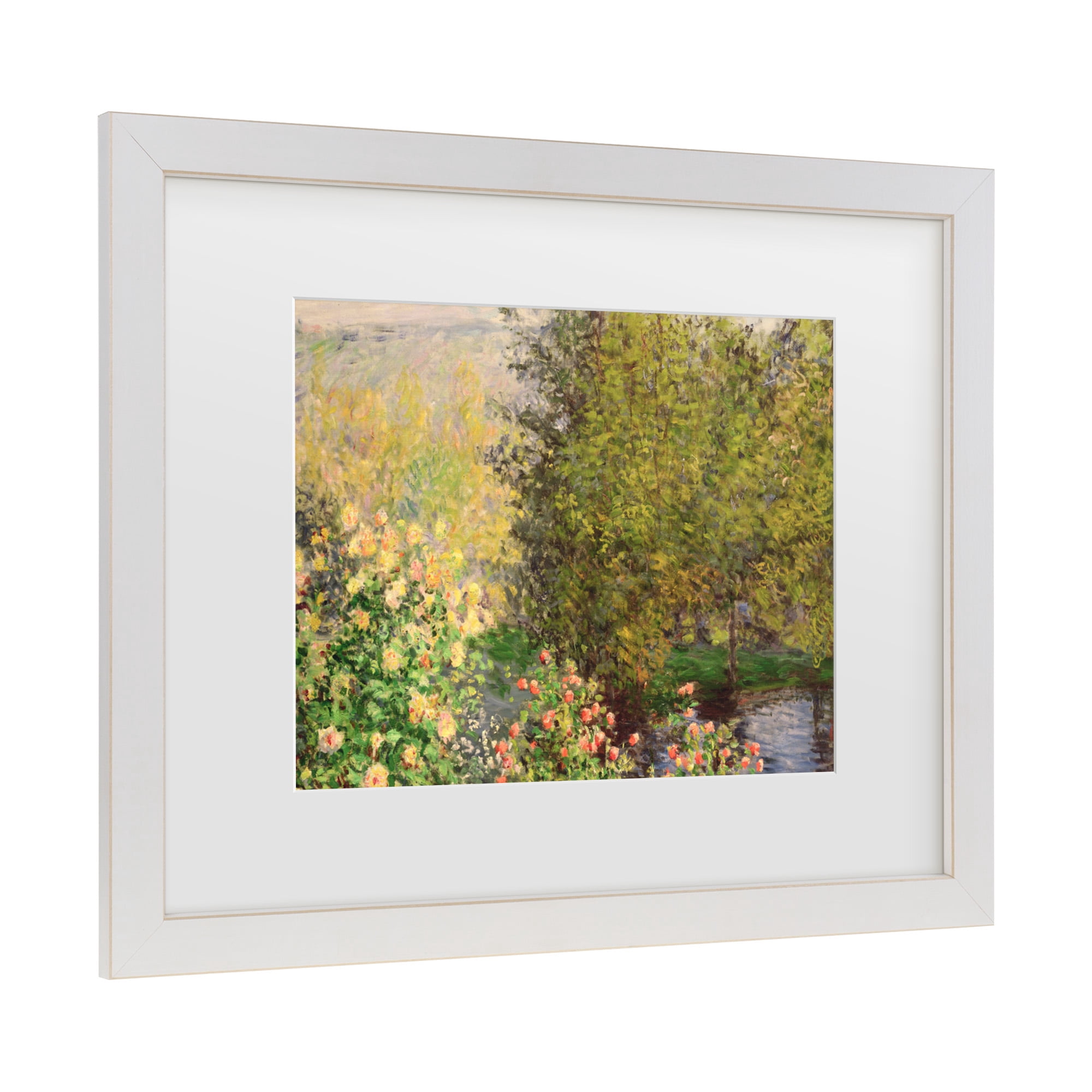 Trademark Fine Art 'Corner of the Garden at Montgeron, 1876' Canvas Art by Claude Monet
