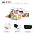 thumbnail image 3 of Kdxio Color Donut Print Sun Visor Hat Golf Visor Adjustable Velcro Outdoor Sports Cap For Men Women, 3 of 7