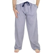 Geoffrey Beene Men's Woven Pajama Pant, Navy Gingham Check, Medium