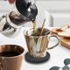 thumbnail image 5 of Juego de 4 posavasos de silicona, taza resistente al calor suave antideslizante Afortunado Sencillez, 5 of 5