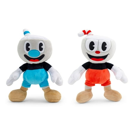 Cuphead 8-Inch Plush Set of 2 | Cuphead and Mugman