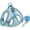 Light Blue, variant on Durable Dog Harness and Leash Set for Walking, Step in Vest Harness with Reflective Bands for Small Dogs and House Cats Orange XS