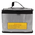 thumbnail image 4 of 3Pcs Lipo Battery Safe Bag Fireproof Explosionproof Large Capacity Storage Lipo Battery Storage Guard Bag With Zipper, 4 of 8