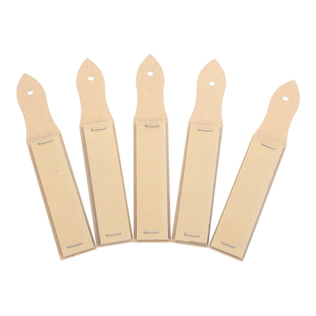 KONTONTY 5pcs Sketch Pencil Tool Sandpaper Light Brown Sharpening Pencil Tips for Students