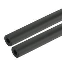 2pcs 0.3 Meter Pipe Insulation Tube 5/16"(8mm) ID 0.71"(18mm) OD Foam Tubing for Handle Grip Support, Black