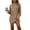 Khaki, variant on Edvintorg Women's Sweaters with Tassel Winter Turtleneck Long Sleeve Long Sweater Knitted Business Casual Fall Clothes for Women Plus Size