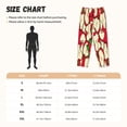 thumbnail image 3 of Salouo red Fruit Print Women's Pajama Pants Casual Loose Sweatpants PJs Flowy Pants Drawstring Palazzo for Women Wide Leg Pants Lounge Pajama-X-Large, 3 of 6