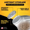 thumbnail image 4 of Recipiente para alimentos para mascotas Gamma2 Vittles Vault, 23 kg, color gris, 4 of 9