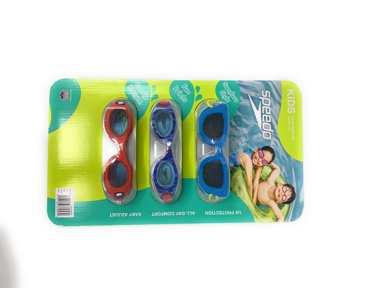 Speedo Kids Swim Goggles 3 pack