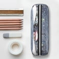 thumbnail image 5 of Rocae Watercolor Winter Landscape For Christmas for Multifunctional Pen Organizer with Zipper Closure, Ideal for Tools, Gadgets, Cosmetics, Stationary,Travel Accessary, 5 of 5