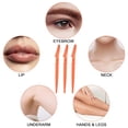 12 Pcs Eyebrow Razors, Face Razors Multipurpose, Exfoliating ...