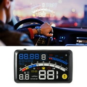 Anauto Head Up Display, 5.5 Inchs HD OBD2 Car GPS HUD Head Up Speed Display Over Speed Warning Plug & Play