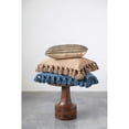 thumbnail image 3 of Creative Co-Op Hand-Woven Jute and Cotton Macramé Lumbar Pillow, 3 of 8